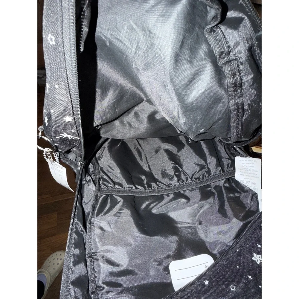 Sanrio Kuromi Backpack Kids Black‎ Good Starry Celestial School Bag